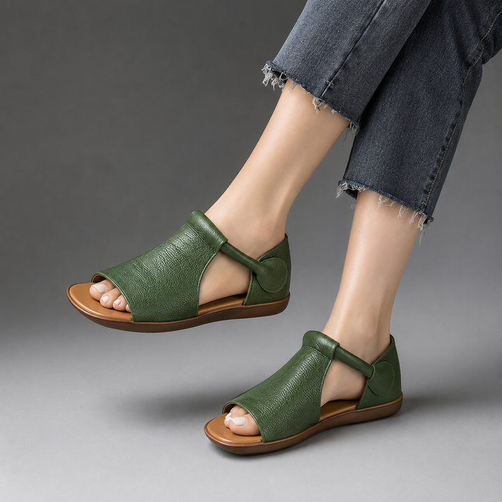 SANDALEN MET GEKNOOPT RIEM VROUWEN
