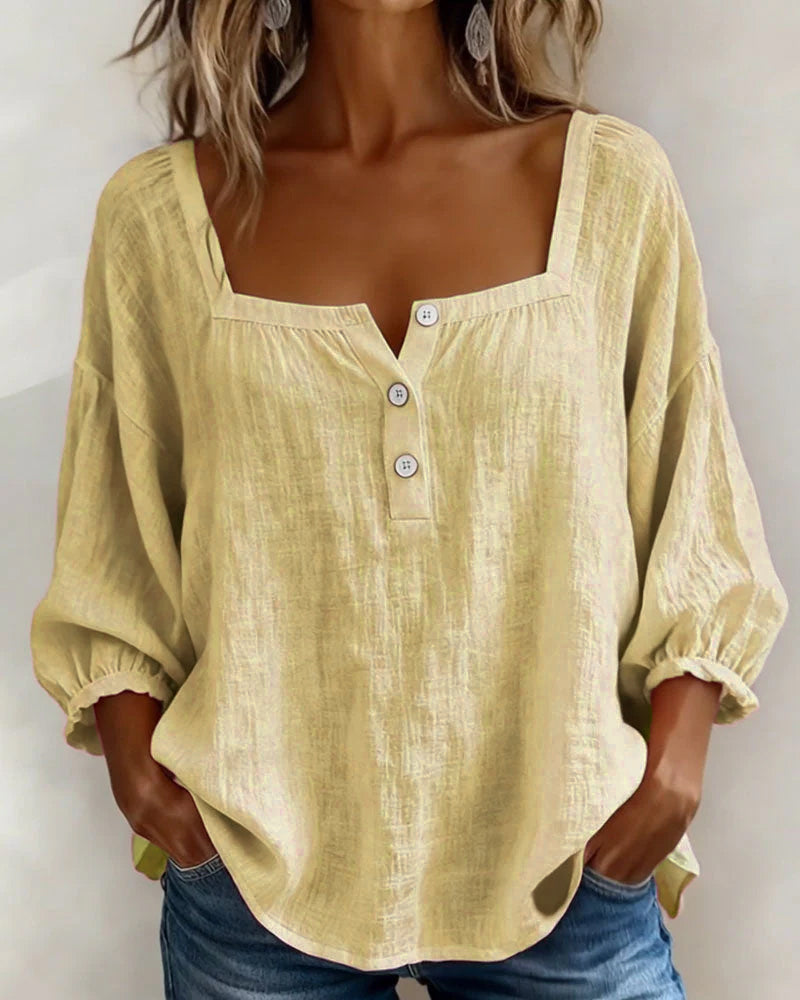 LINNEN BLOUSE VOOR VROUWEN