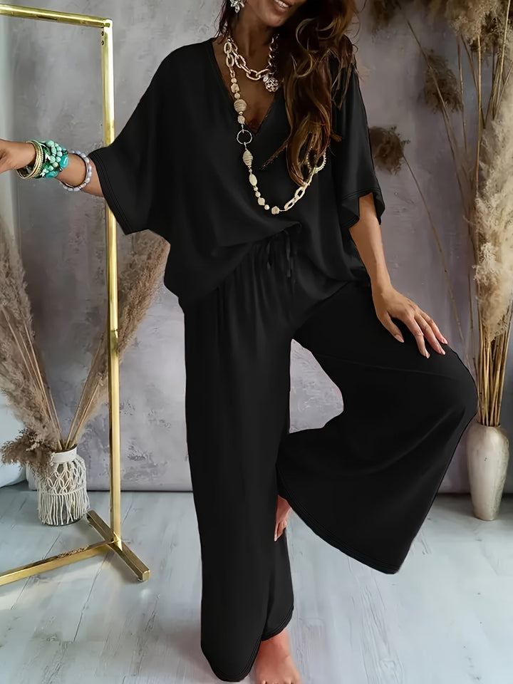 ELEGANTE SET MET V-HALS VOOR VROUWEN