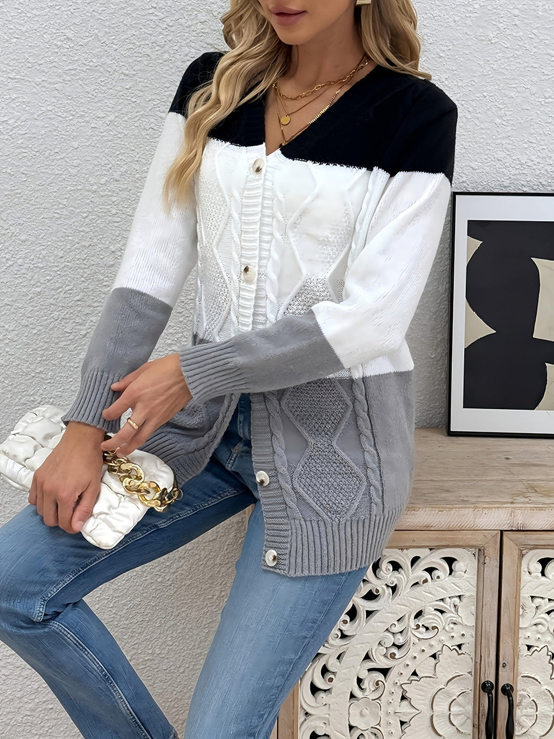 PATCHWORK VEST VOOR VROUWEN