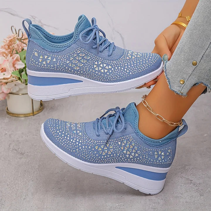 SNEAKERS MET STRASS VOOR VROUWEN