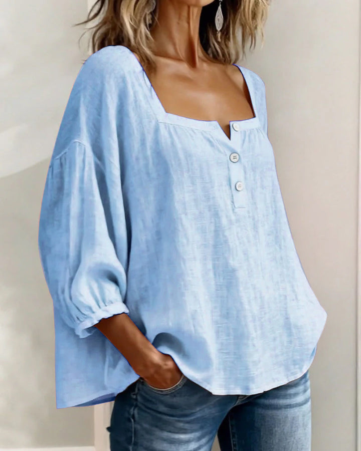 LINNEN BLOUSE VOOR VROUWEN