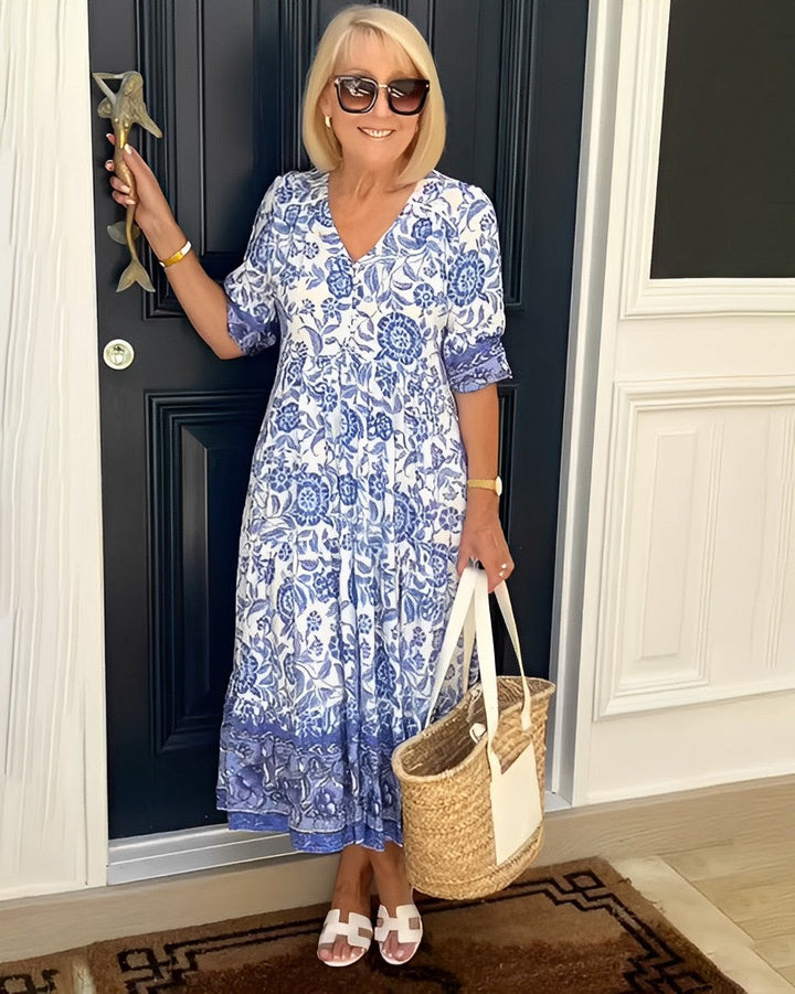 BLOEMEN ZOMERJURK VOOR DAMES