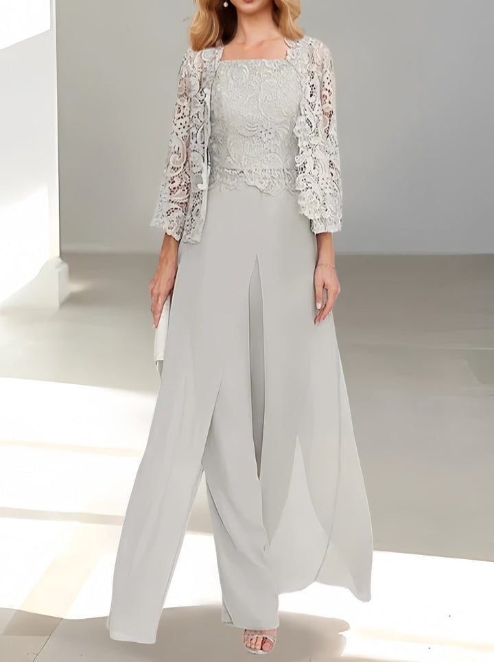 ELEGANTE CHIFFON BROEKENSET VOOR VROUWEN