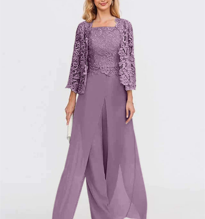 ELEGANTE CHIFFON BROEKENSET VOOR VROUWEN