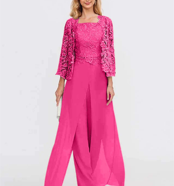 ELEGANTE CHIFFON BROEKENSET VOOR VROUWEN