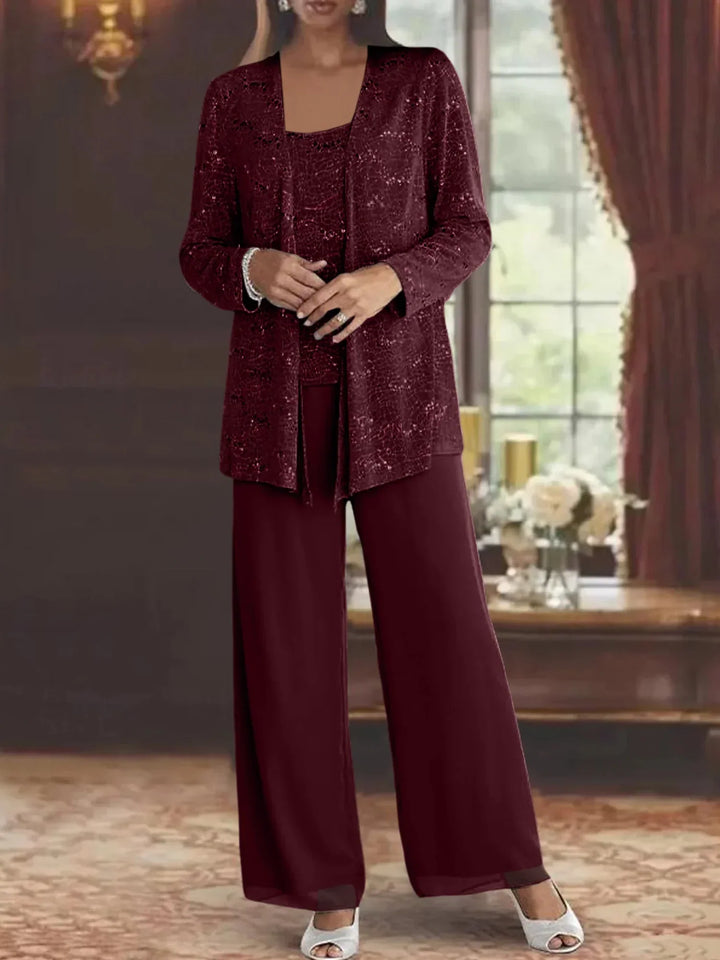 CHIFFON BROEKENSET VOOR VROUWEN
