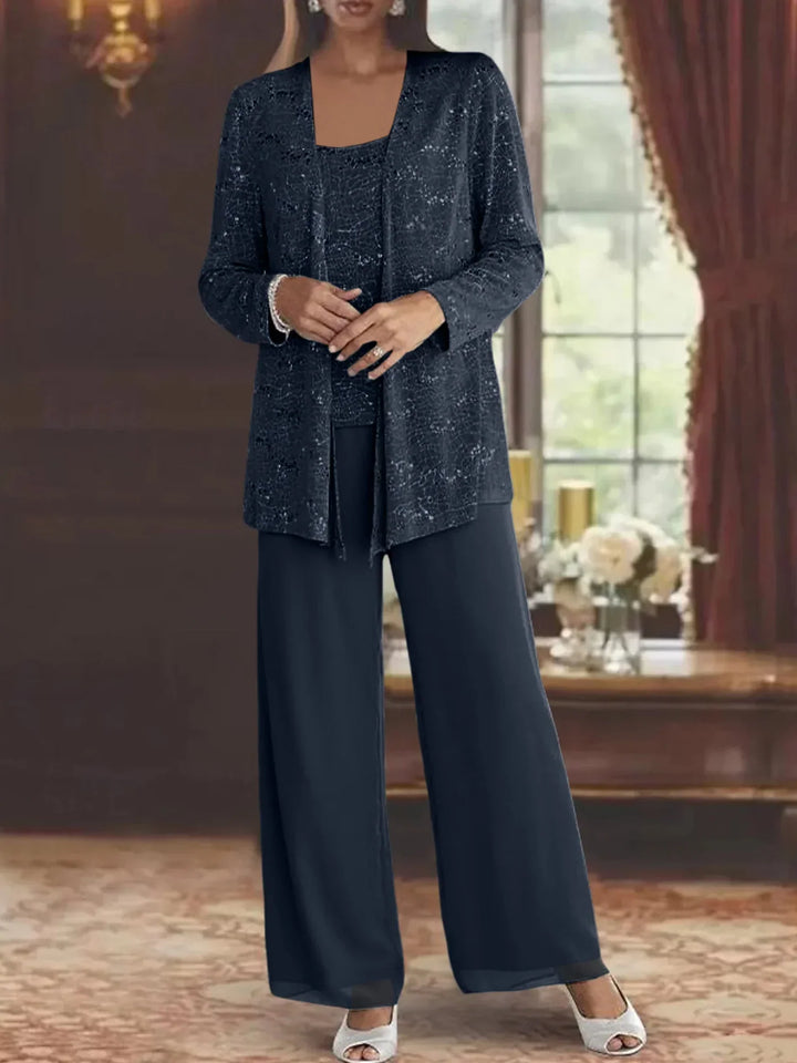 CHIFFON BROEKENSET VOOR VROUWEN