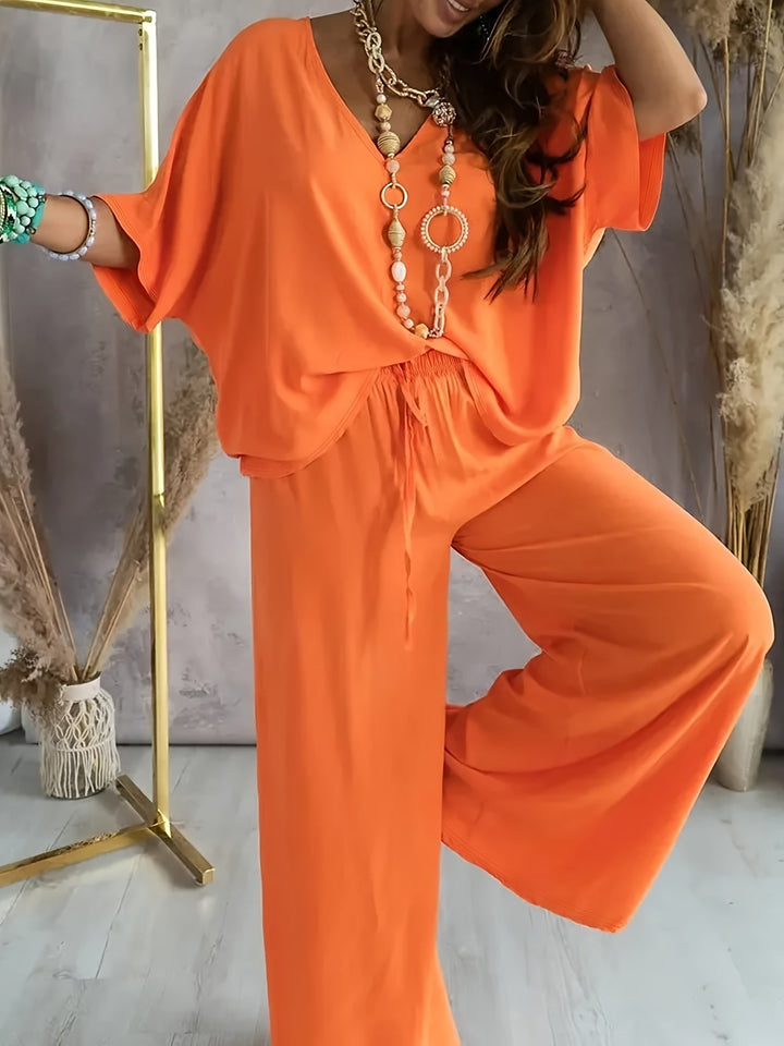 ELEGANTE SET MET V-HALS VOOR VROUWEN