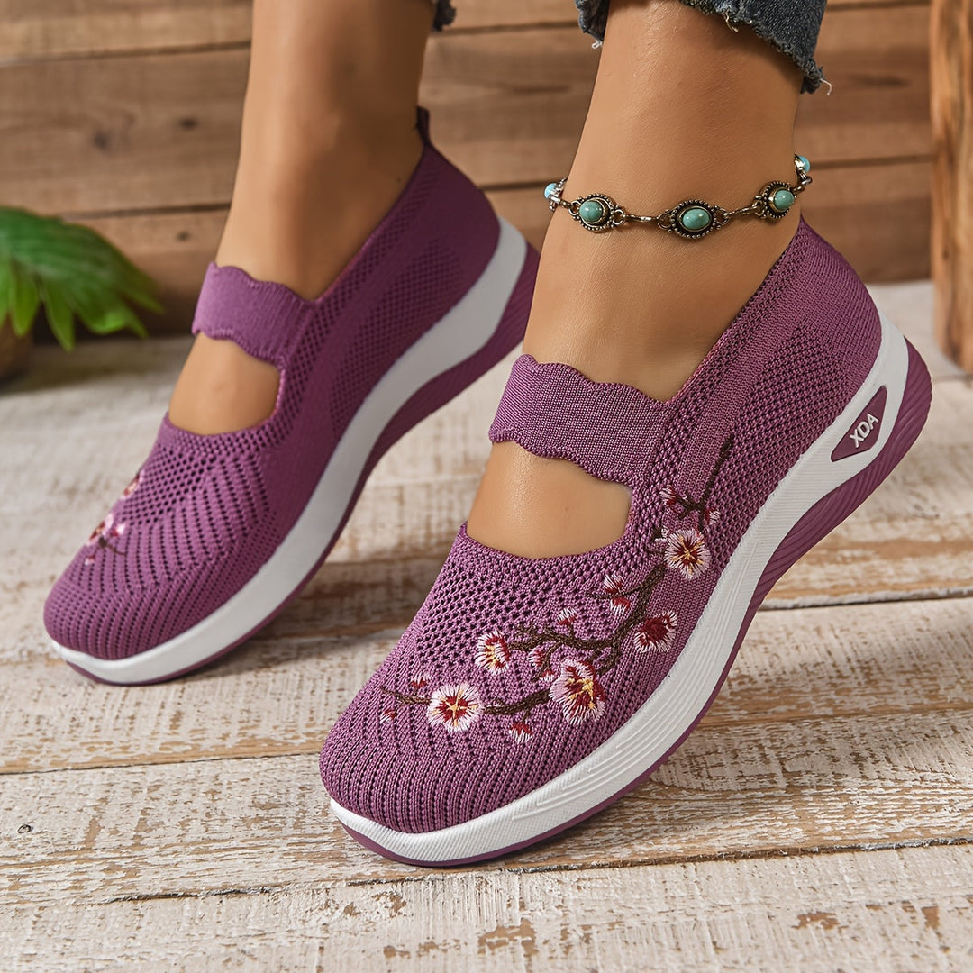 BLOEMEN GEBORDUURDE SNEAKERS VOOR VROUWEN