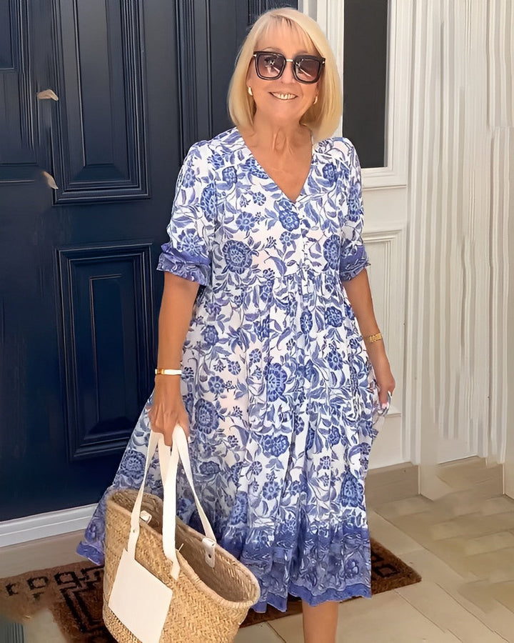 BLOEMEN ZOMERJURK VOOR DAMES