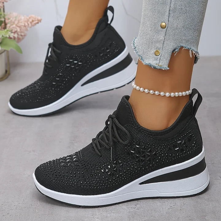 SNEAKERS MET STRASS VOOR VROUWEN