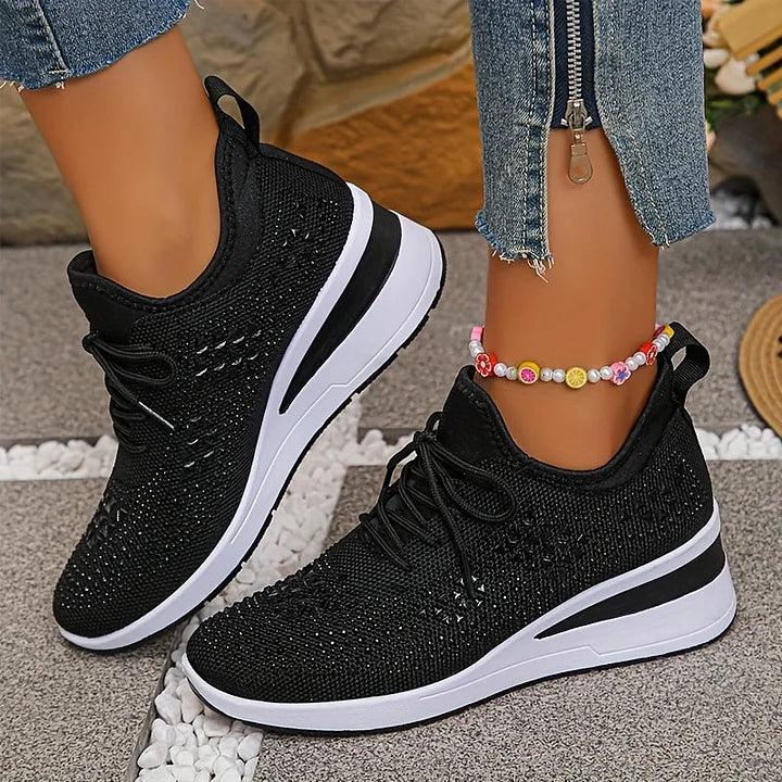 SNEAKERS MET STRASS VOOR VROUWEN