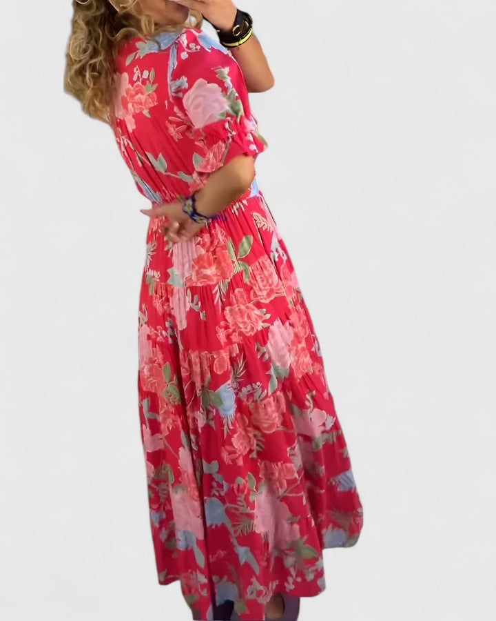 BLOEMEN ZOMERJURK VOOR DAMES