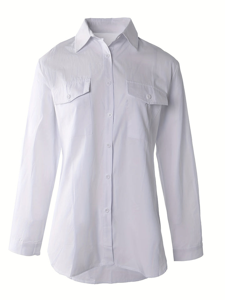 CHIQUE LANGERMIG SHIRT VOOR VROUWEN