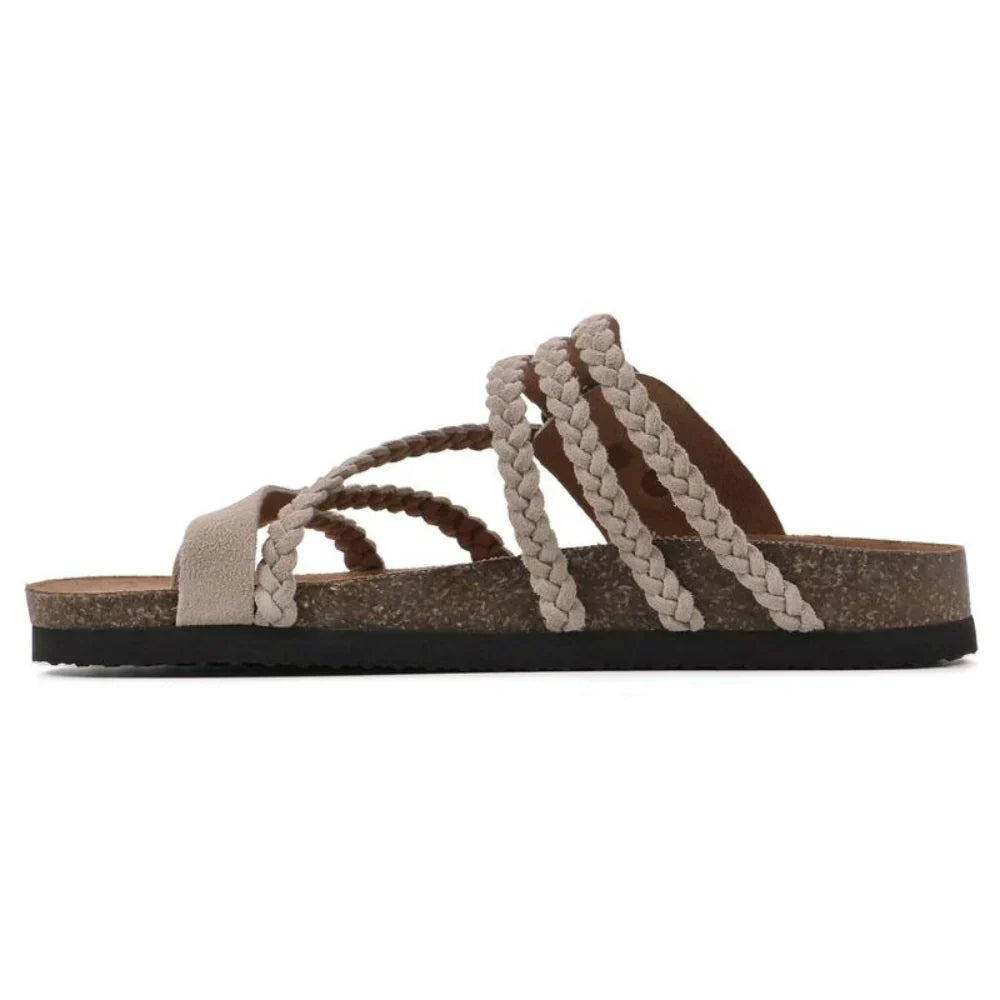 GEVLOCHTEN SANDALEN VOOR VROUWEN