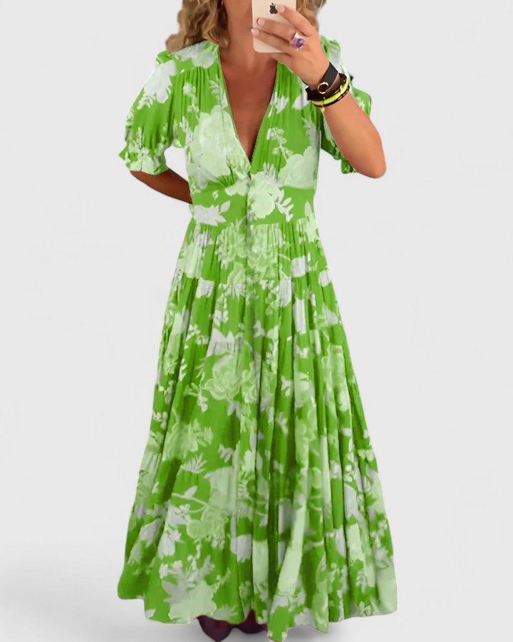 BLOEMEN ZOMERJURK VOOR DAMES