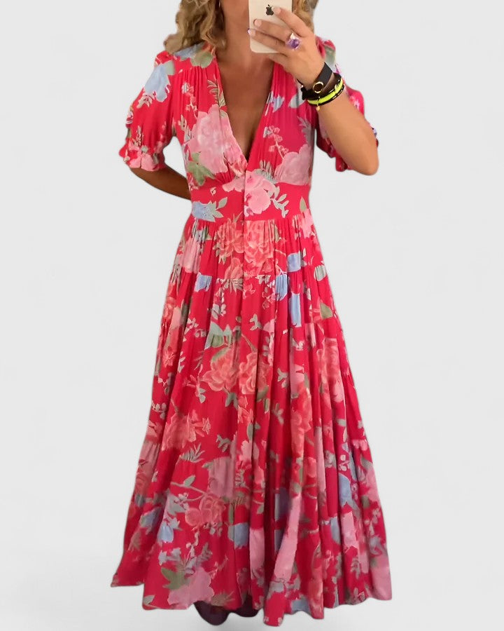 BLOEMEN ZOMERJURK VOOR DAMES