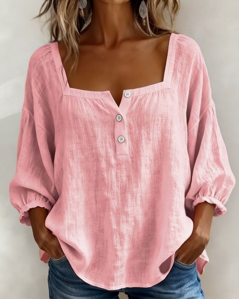 LINNEN BLOUSE VOOR VROUWEN