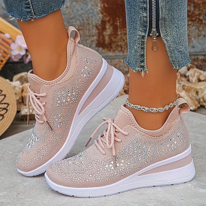 SNEAKERS MET STRASS VOOR VROUWEN