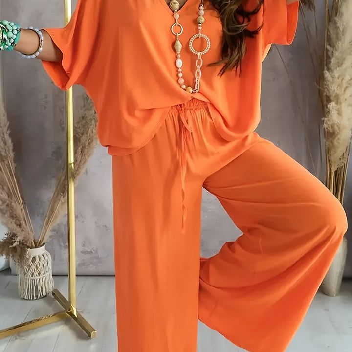 ELEGANTE SET MET V-HALS VOOR VROUWEN