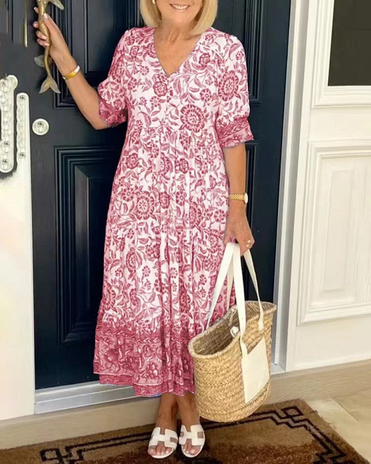 BLOEMEN ZOMERJURK VOOR DAMES