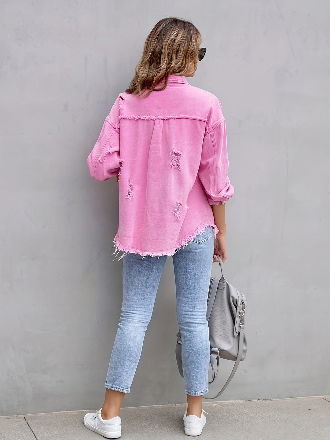 DENIM VEST VOOR VROUWEN