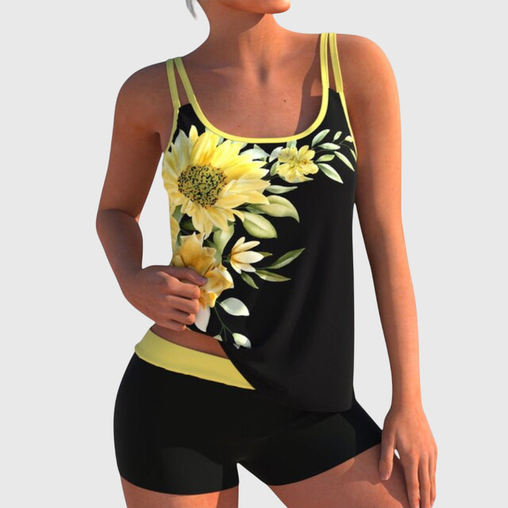 BLOEMEN BADPAK SET VOOR DAMES