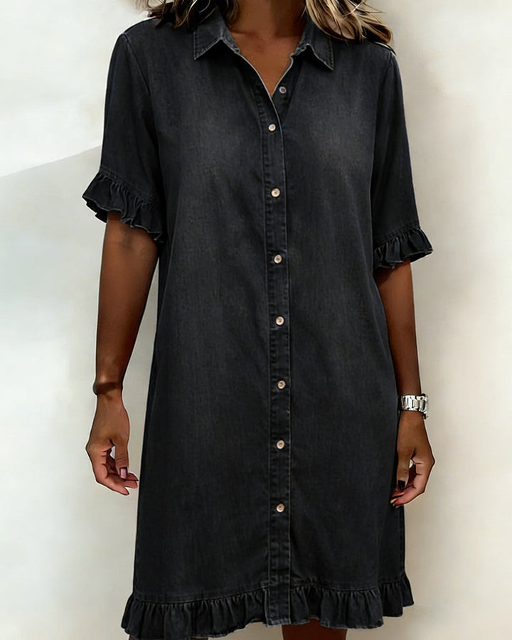 DENIMJURK MET KNOPPEN VOOR VROUWEN
