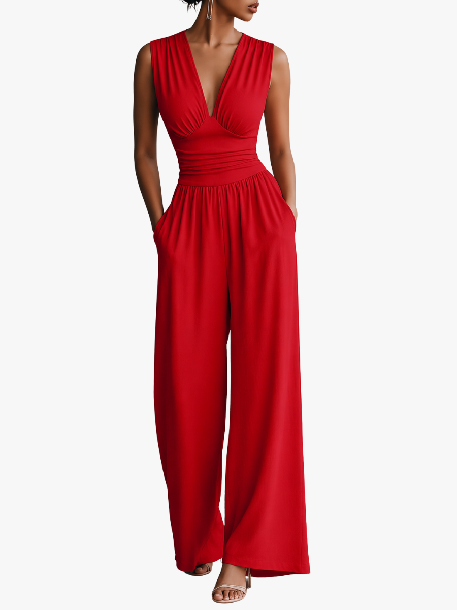 BREDE BEEN JUMPSUIT VOOR VROUWEN