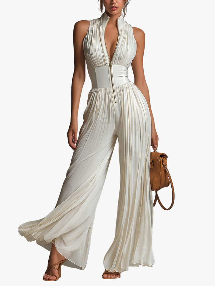 WITTE JUMPSUIT VOOR VROUWEN