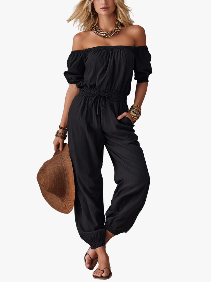 OFF SCHOUDER JUMPSUIT VOOR VROUWEN