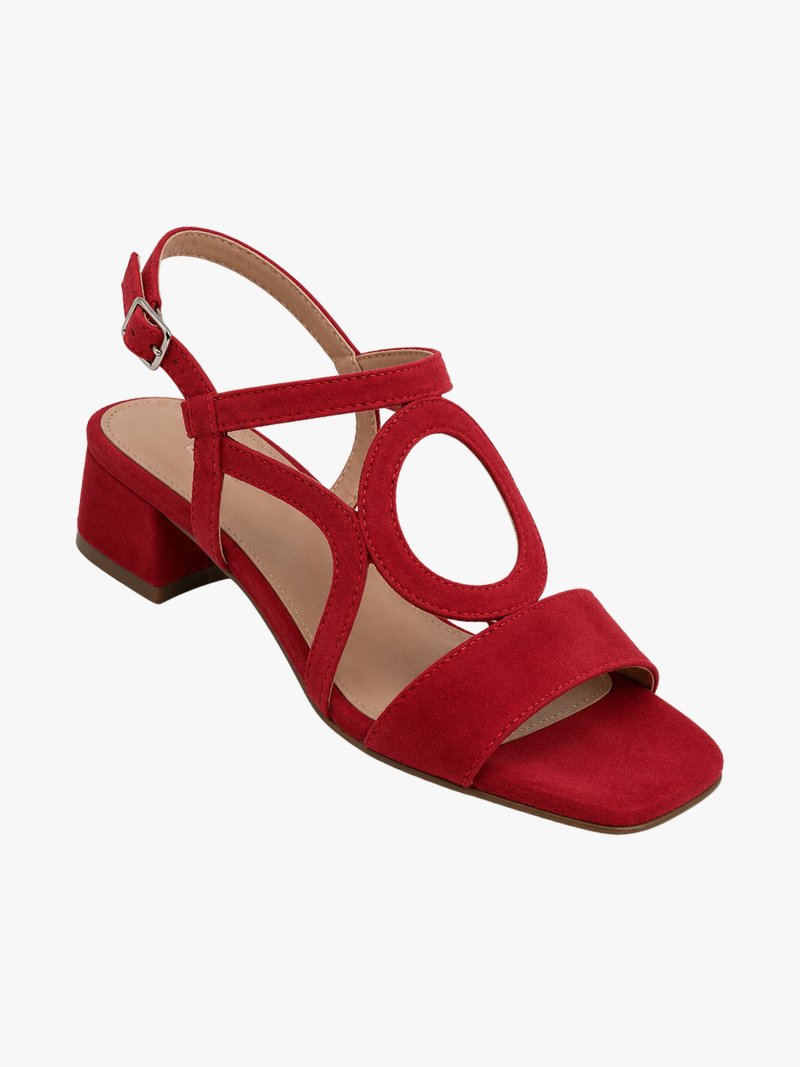 SANDALEN MET VIERKANTE NEUS VROUWEN