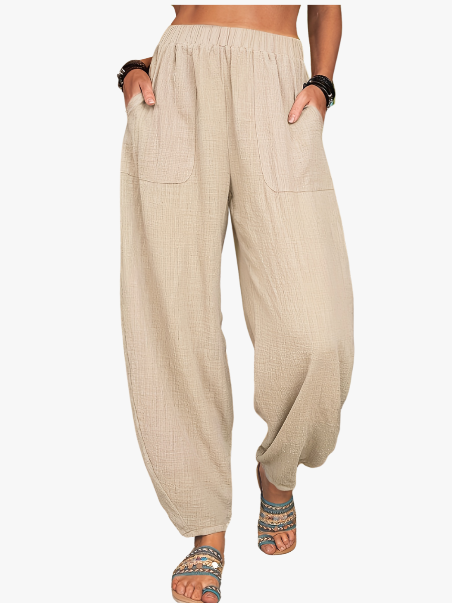 DRAPE ALLEDAAGSE BROEK VOOR VROUWEN