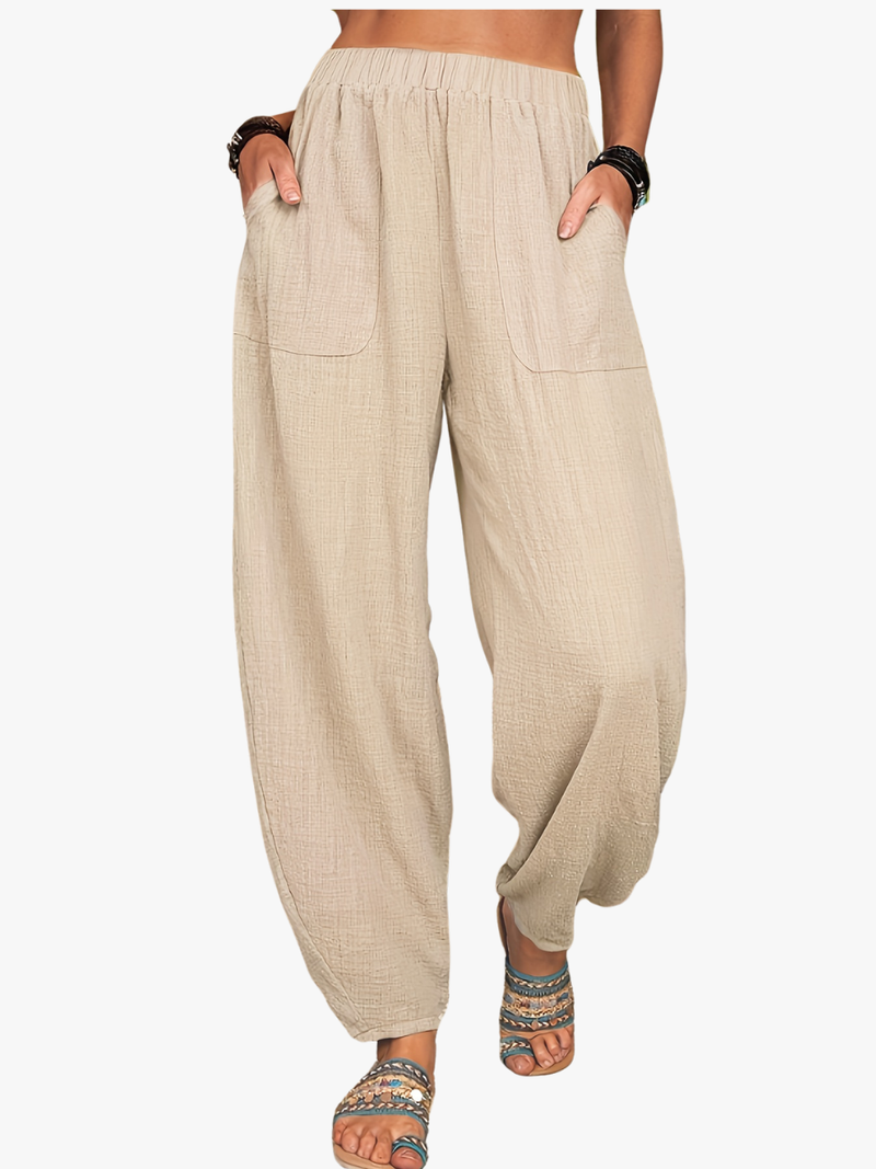 DRAPE ALLEDAAGSE BROEK VOOR VROUWEN