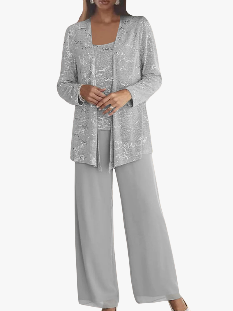 CHIFFON BROEKENSET VOOR VROUWEN