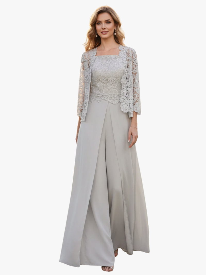 ELEGANTE CHIFFON BROEKENSET VOOR VROUWEN