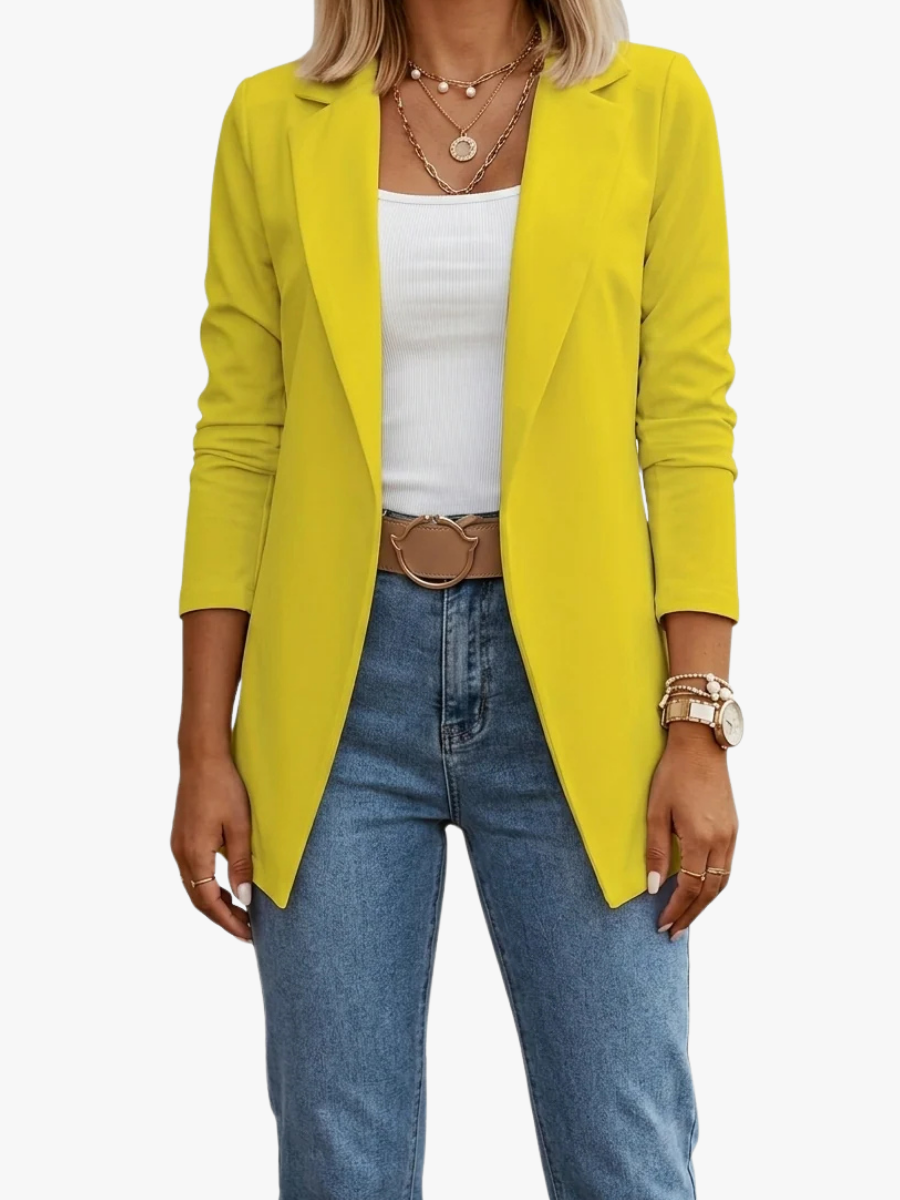 ELEGANTE DRAPE BLAZER VOOR VROUWEN