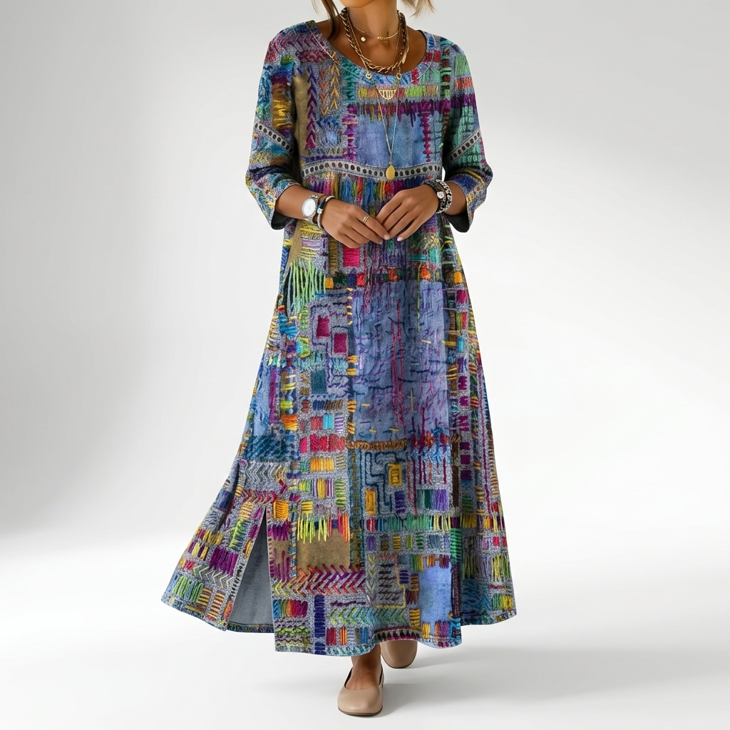 BOHEMIAANSE ARTISTIEKE JURK VOOR VROUWEN