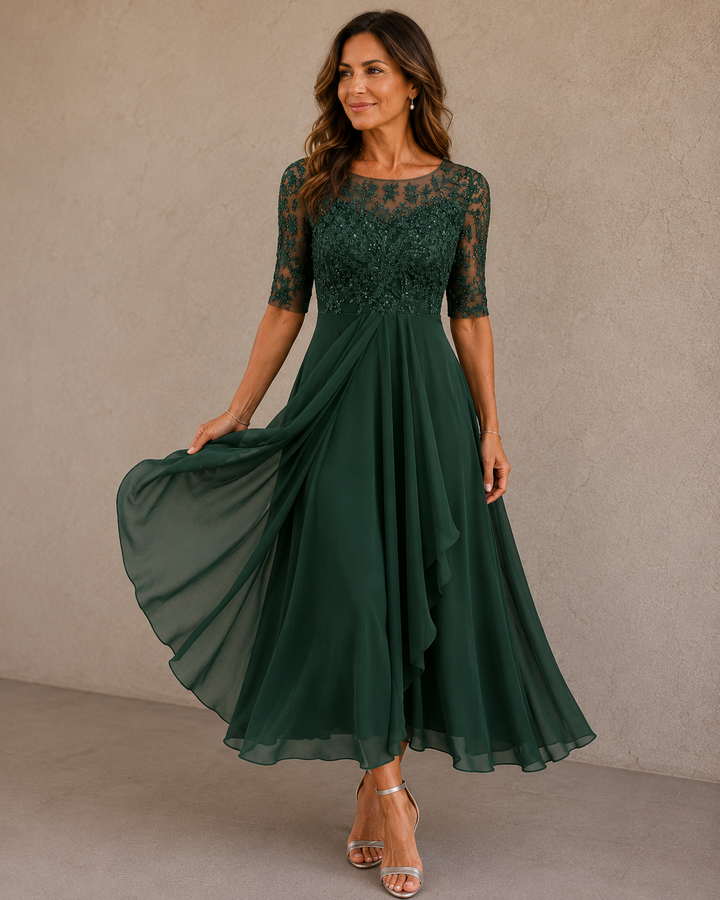 ELEGANTE CHIFFON JURK VOOR VROUWEN