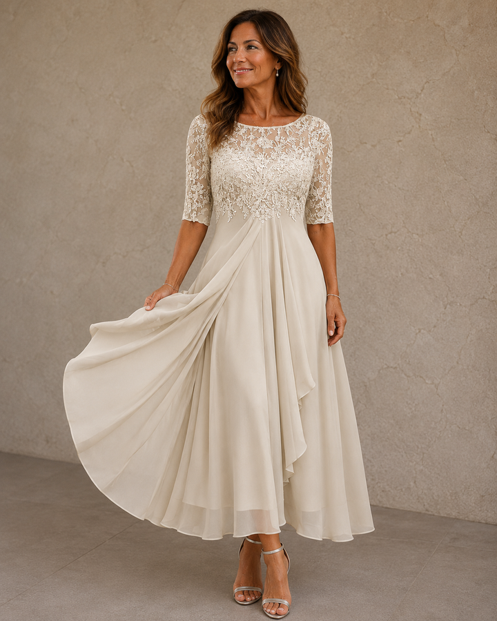 ELEGANTE CHIFFON JURK VOOR VROUWEN