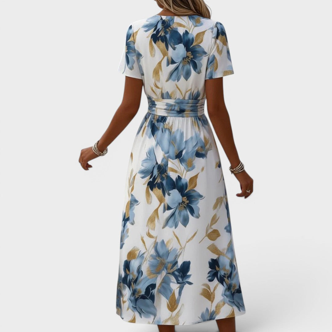 BLOEMEN WRAP JURK VOOR VROUWEN