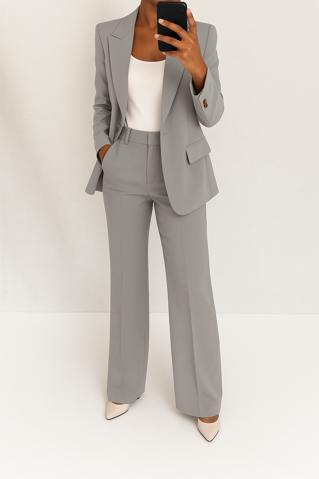 KLASSIEKE ELEGANTE TWEEDELIGE SET VOOR VROUWEN