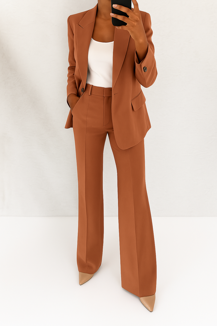 KLASSIEKE ELEGANTE TWEEDELIGE SET VOOR VROUWEN