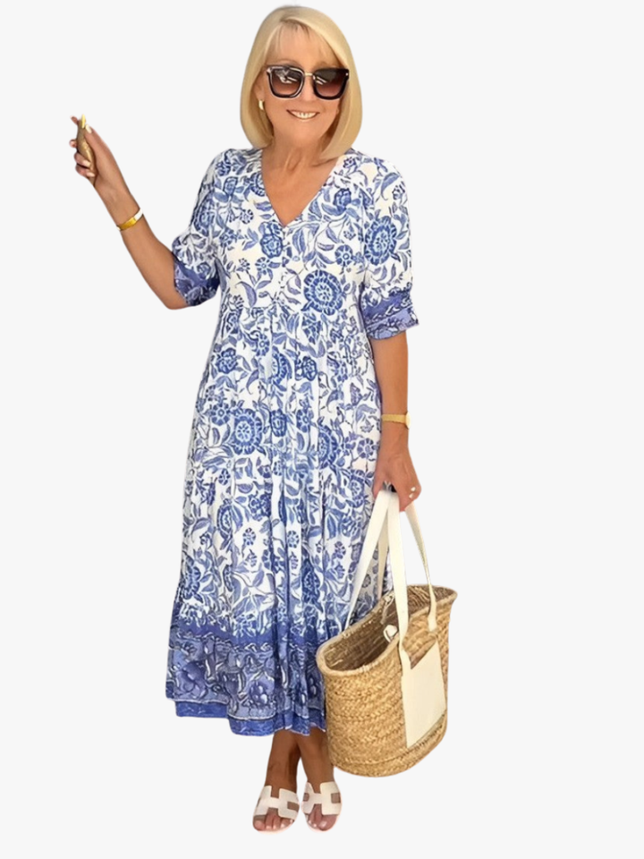 BLOEMEN ZOMERJURK VOOR DAMES