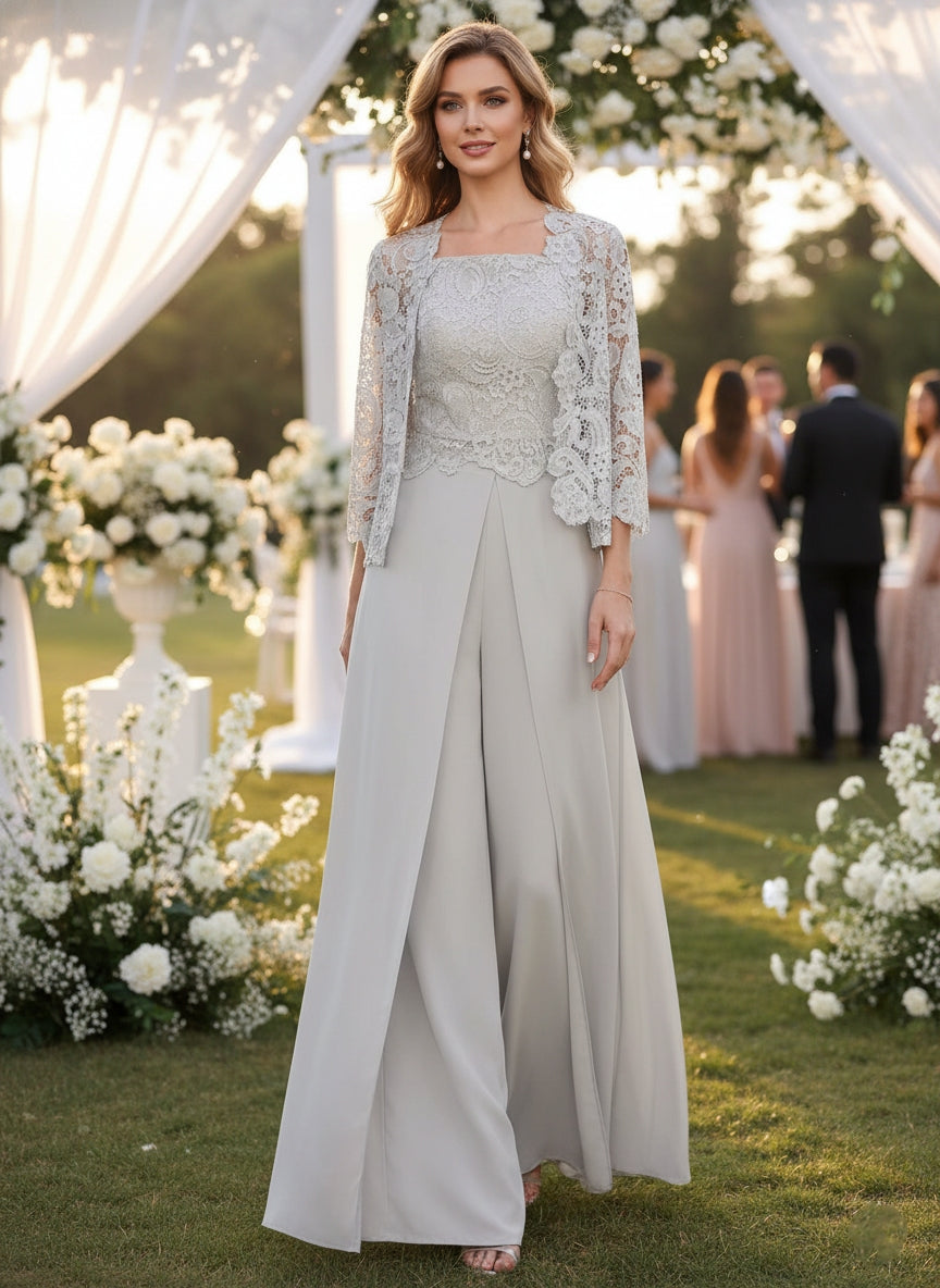 ELEGANTE CHIFFON BROEKENSET VOOR VROUWEN
