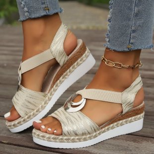 KLASSIEKE WEDGE SANDALEN VOOR VROUWEN