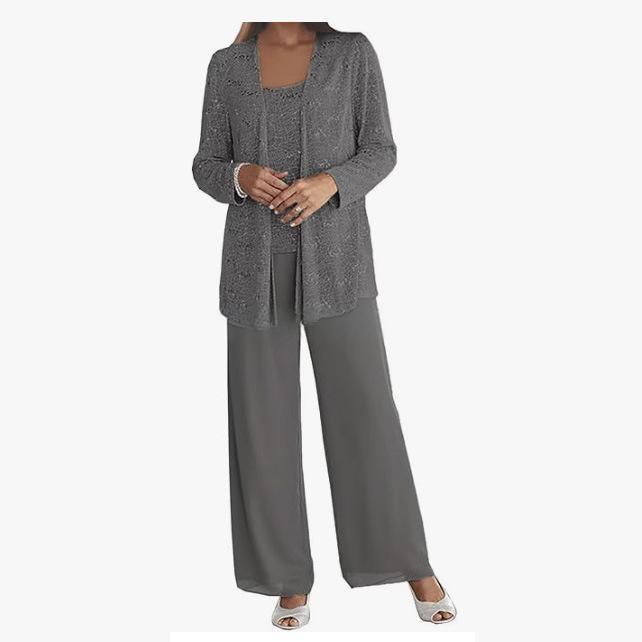CHIFFON BROEKENSET VOOR VROUWEN