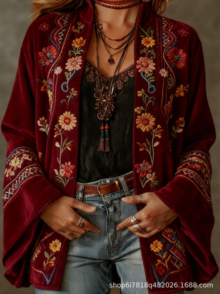 FLANEL BOHO-JAS VOOR VROUWEN