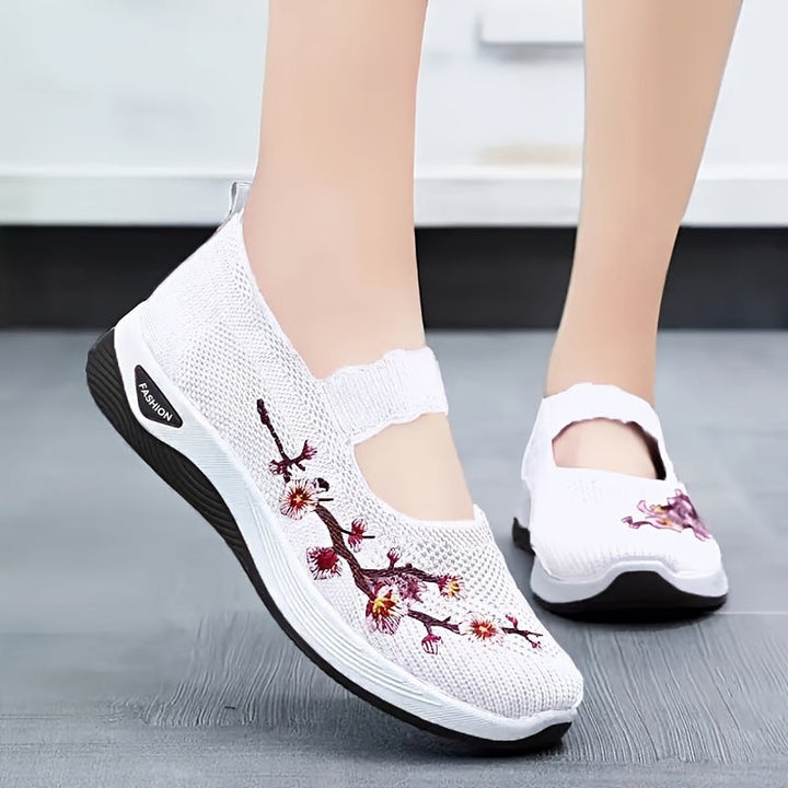 BLOEMEN GEBORDUURDE SNEAKERS VOOR VROUWEN